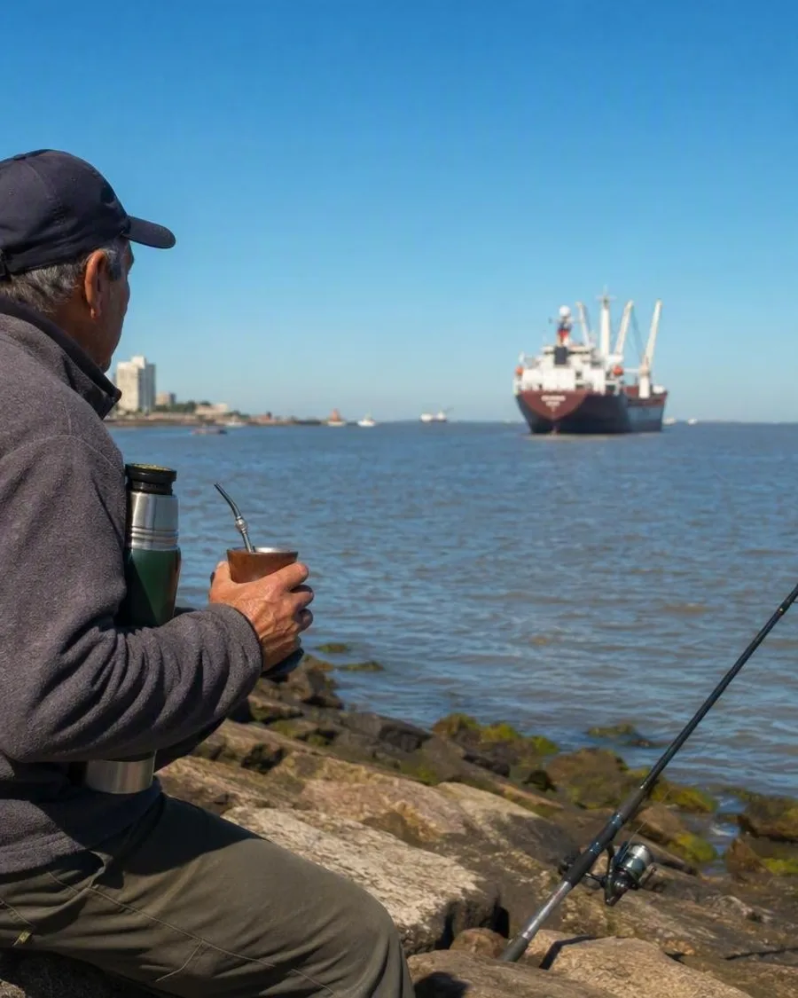 Thermos onder de arm: mate aan de rambla van Montevideo