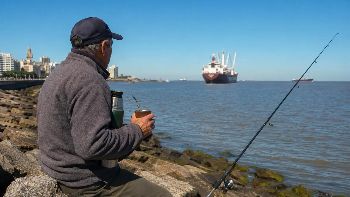 Montevideo Carries Its Mate to the Water