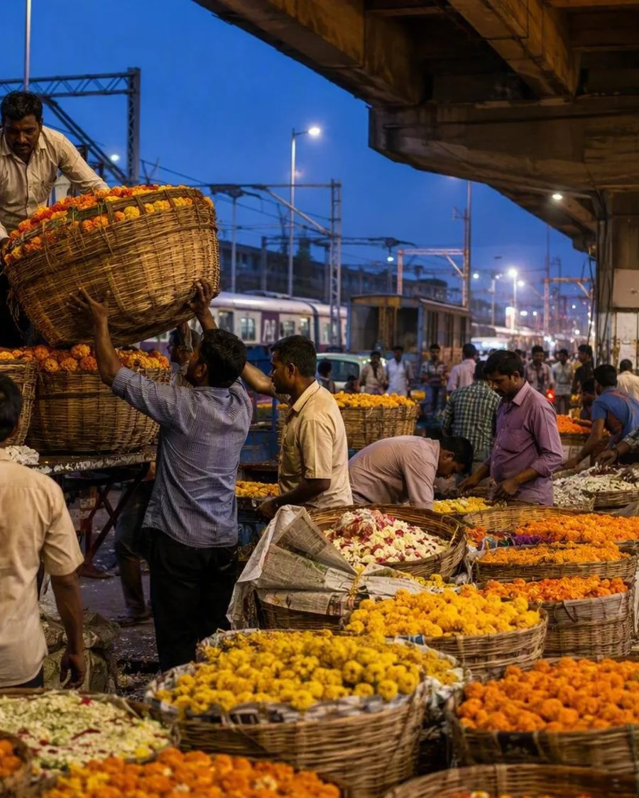 Dadar: de bloemenwissel van Mumbai