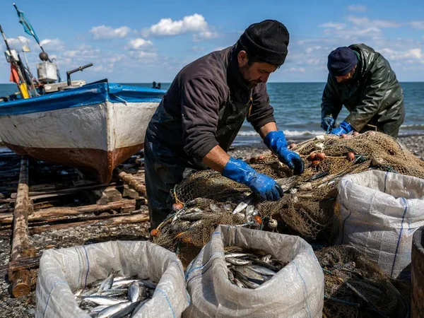 Van een kleine vissersboot naar de vismarkt van Batumi