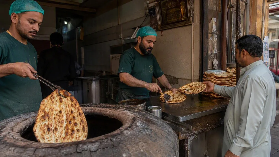 Brood uit de wand: de tandoor van Mozang Bazaar