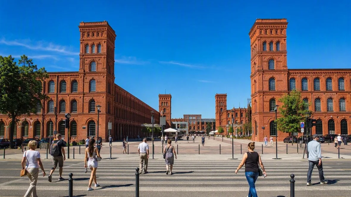 Van katoenspinnerij tot stadsplein: Łódź na Poznański