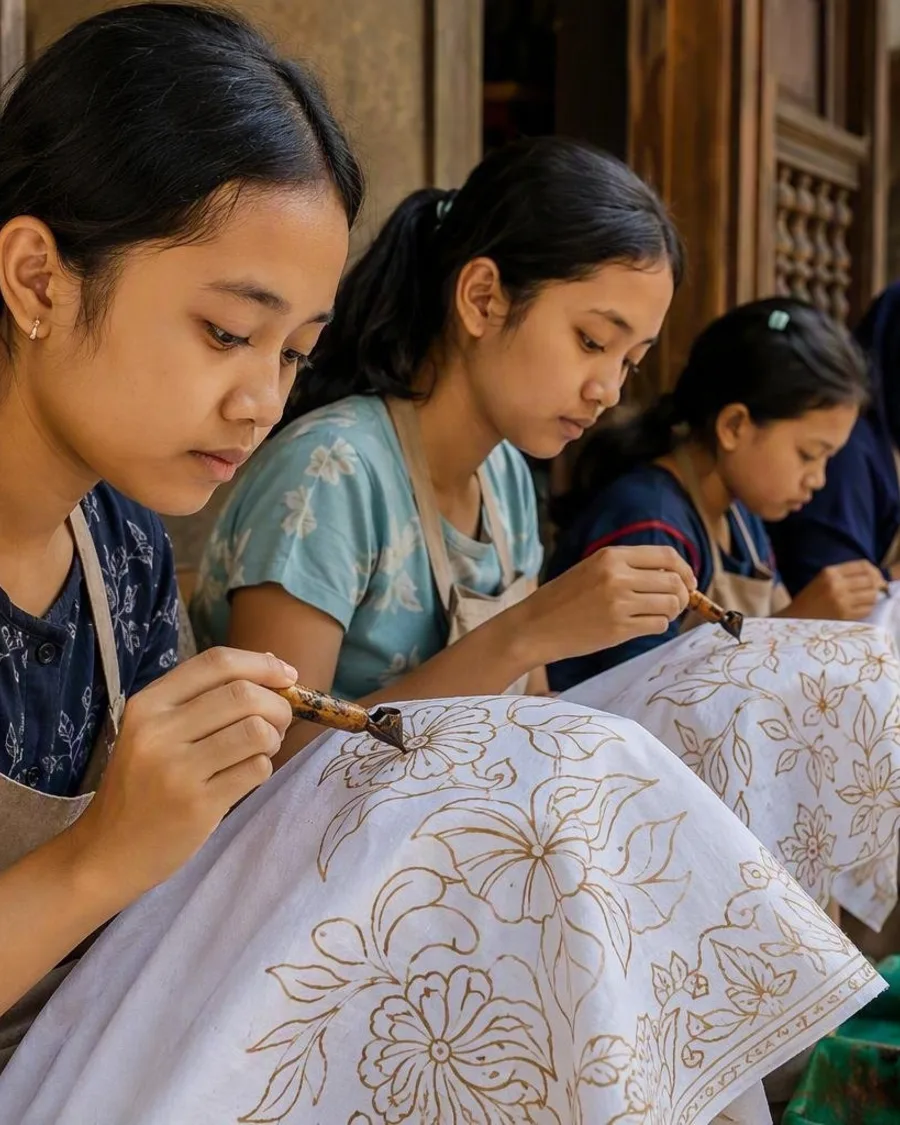 Achter de hoge muren van Batik Laweyan