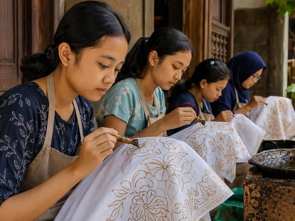 Achter de hoge muren van Batik Laweyan
