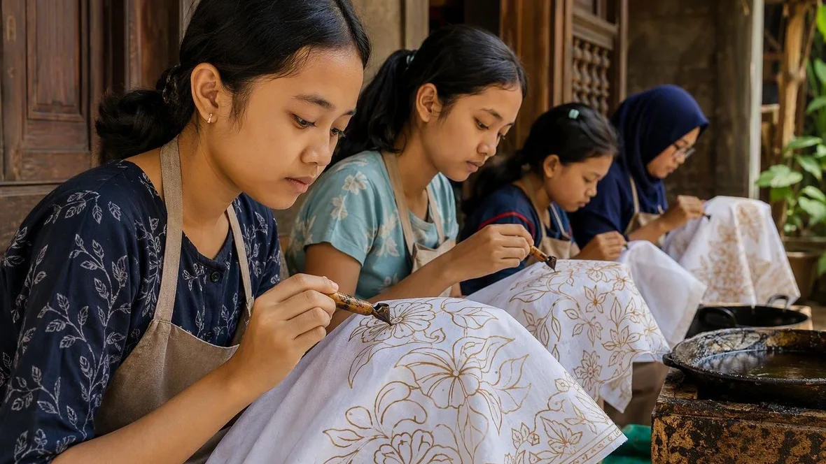 Achter de hoge muren van Batik Laweyan