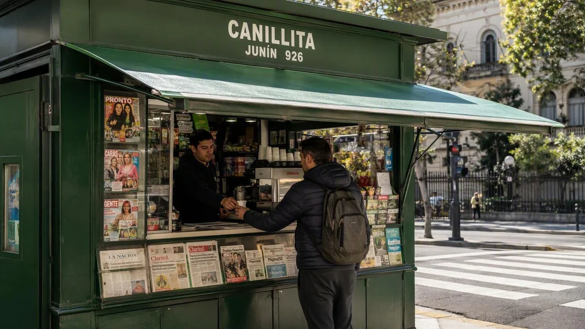 Papier, koffie en speelgoed: de kiosk van Buenos Aires verandert