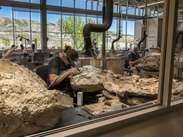 Drumheller: dinosauriërs tussen de lagen van de Red Deer River