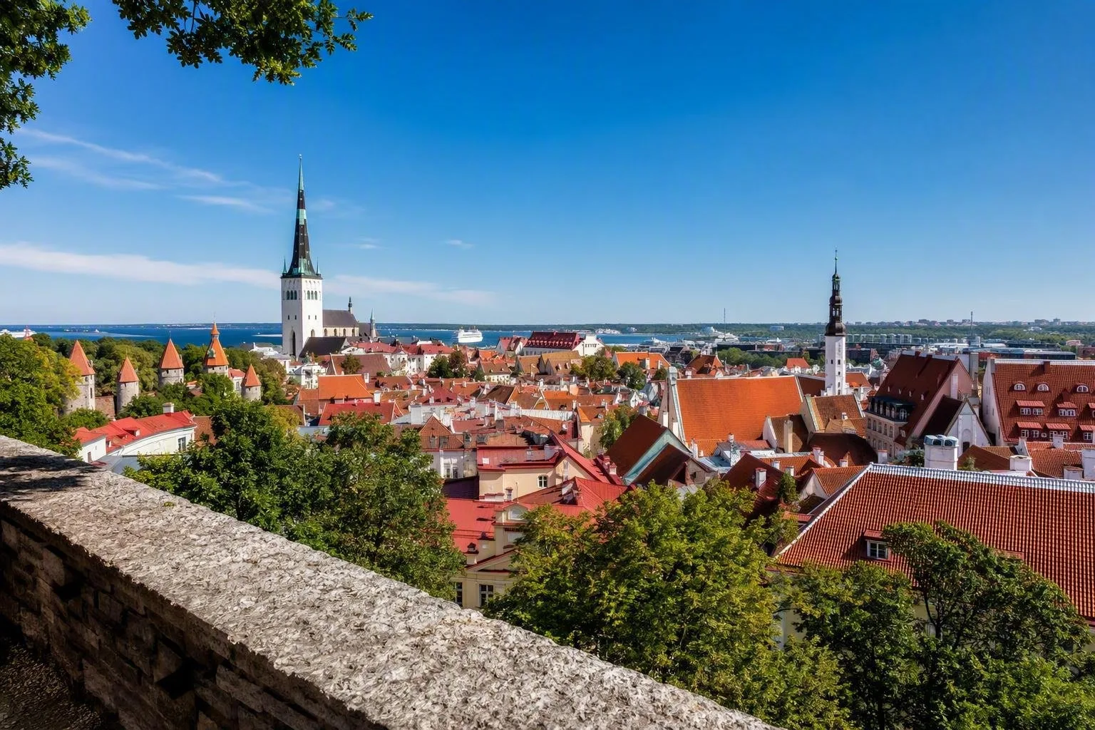 Toompea, de bovenstad van Tallinn