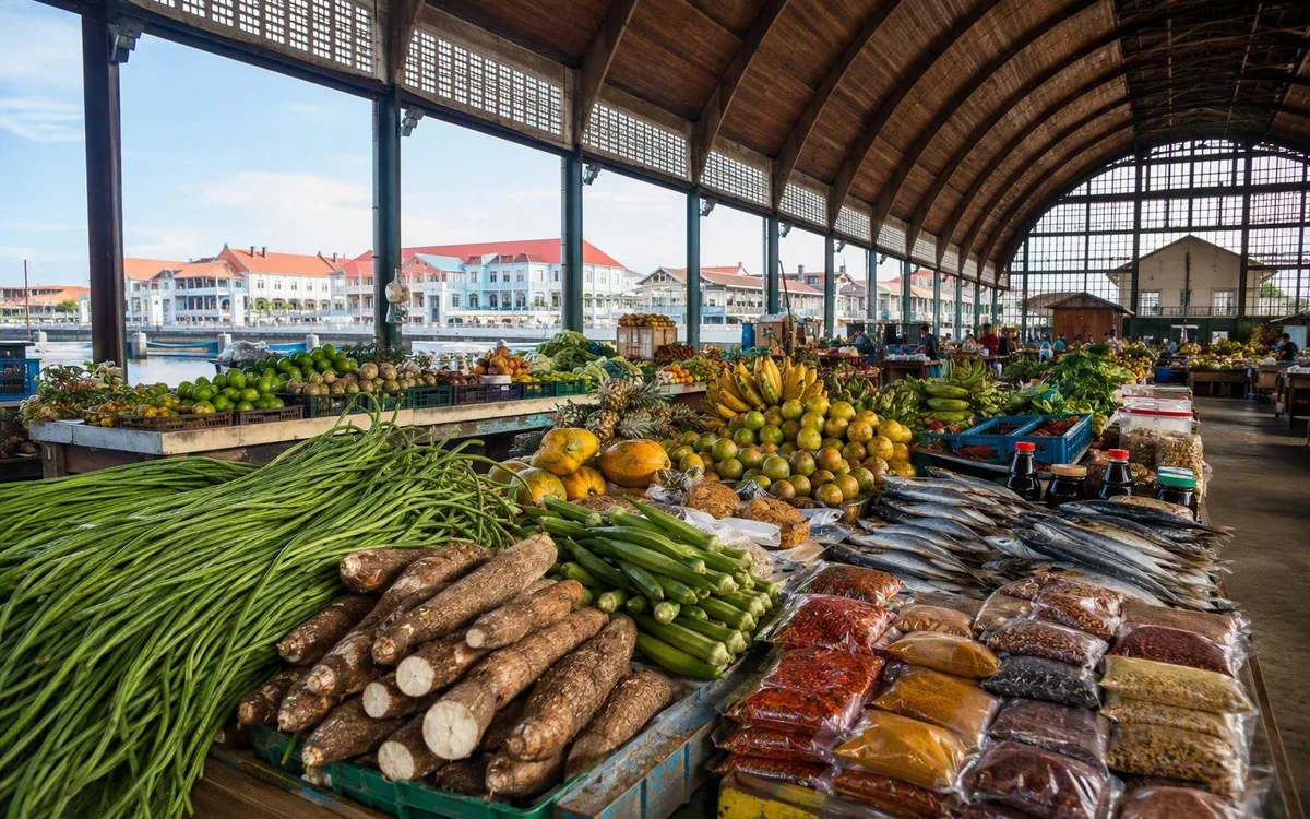 Van kousenband tot cassavebrood op de Centrale Markt