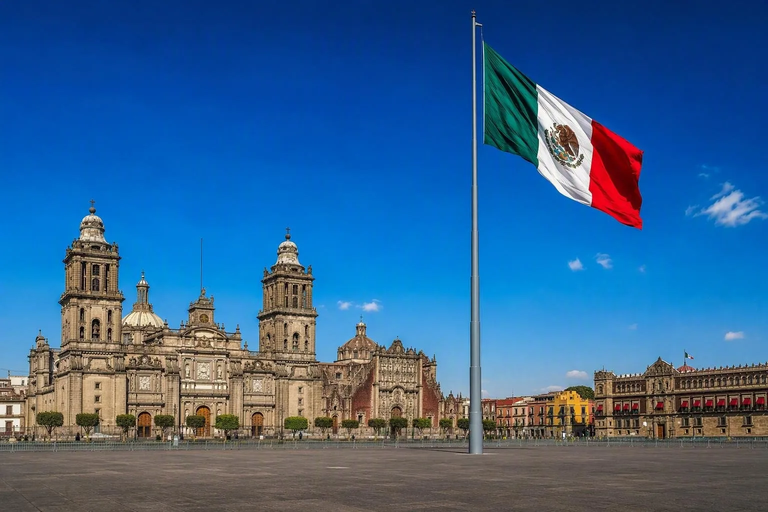 Het Zócalo, Mexico-Stad