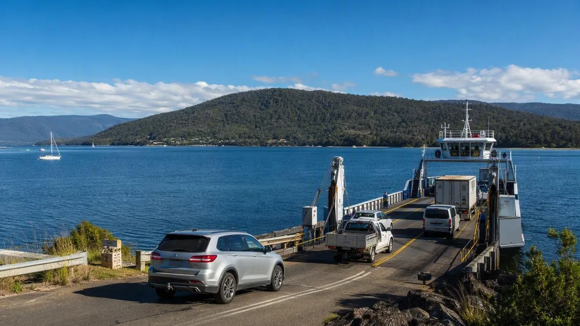 Van Hobart naar de dolerietkliffen van Bruny Island